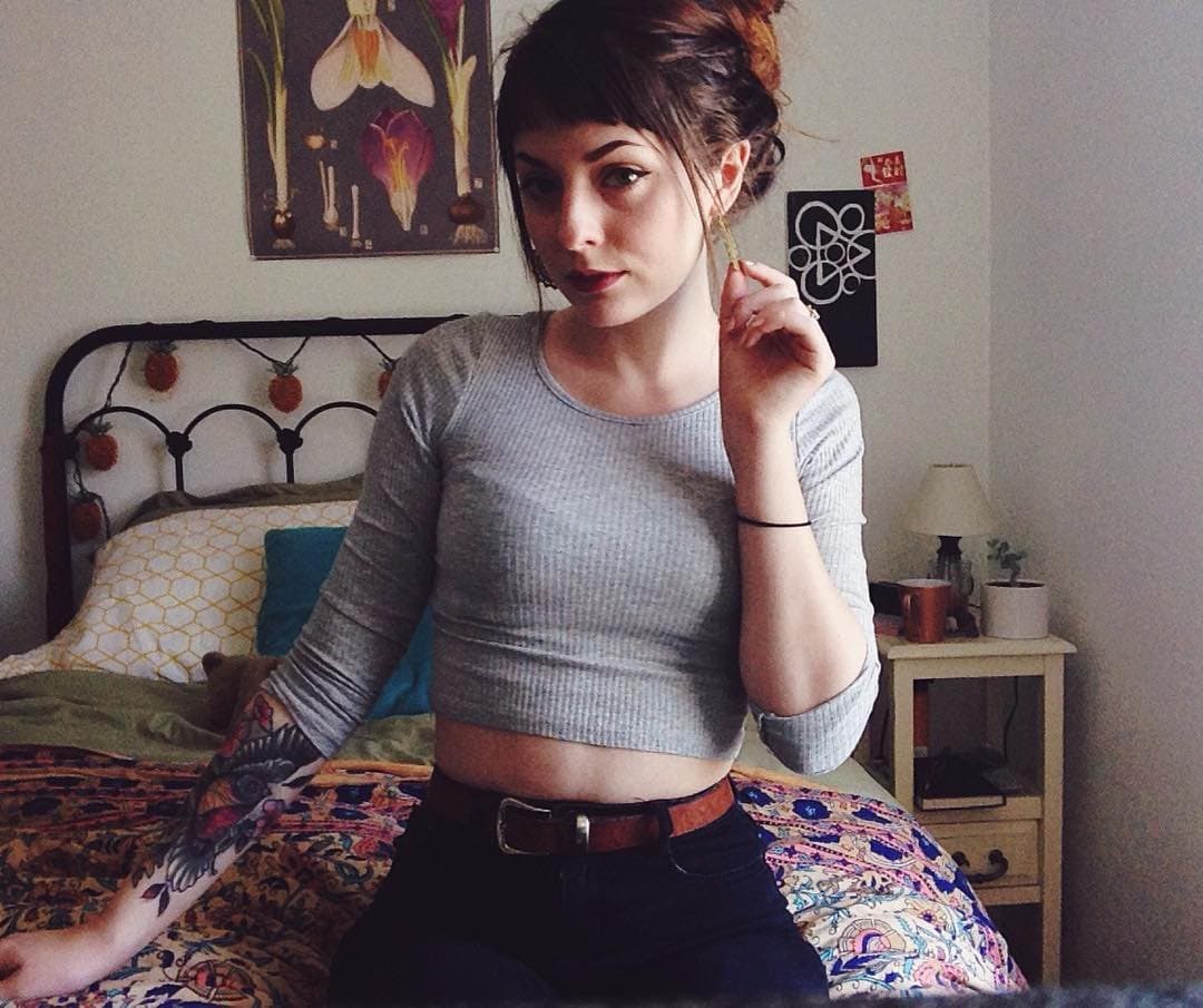 Hipster with a tight body