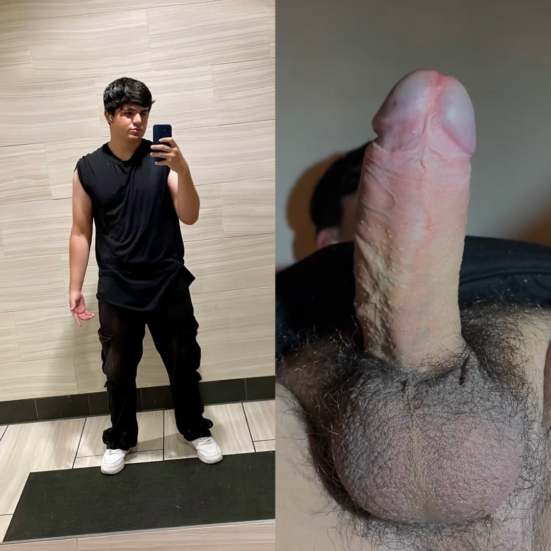 Young Hot Mexican Latino Big Brown Dick