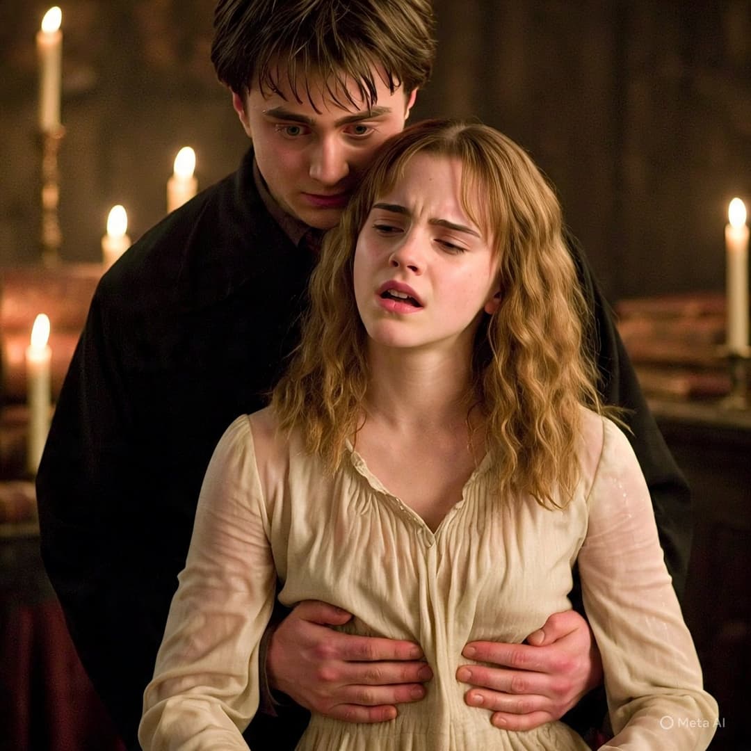 Click to view full size Harry helps Hermione (Harry ajuda Hermione)