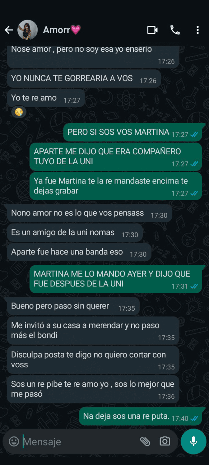 NOVIA INFIEL? Chats y todo
