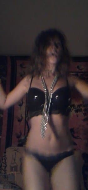 Dancing hot teen wife dancing slut