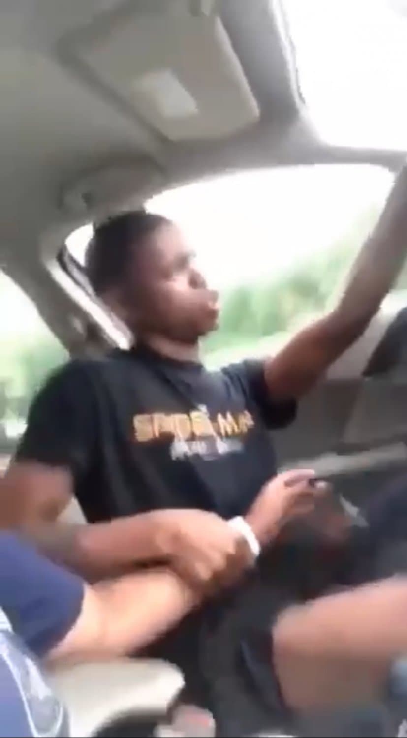 Car ride public cumshot