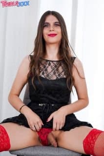 How many sweet trans girls do you know who can suck their own cock while you fuck their ass?