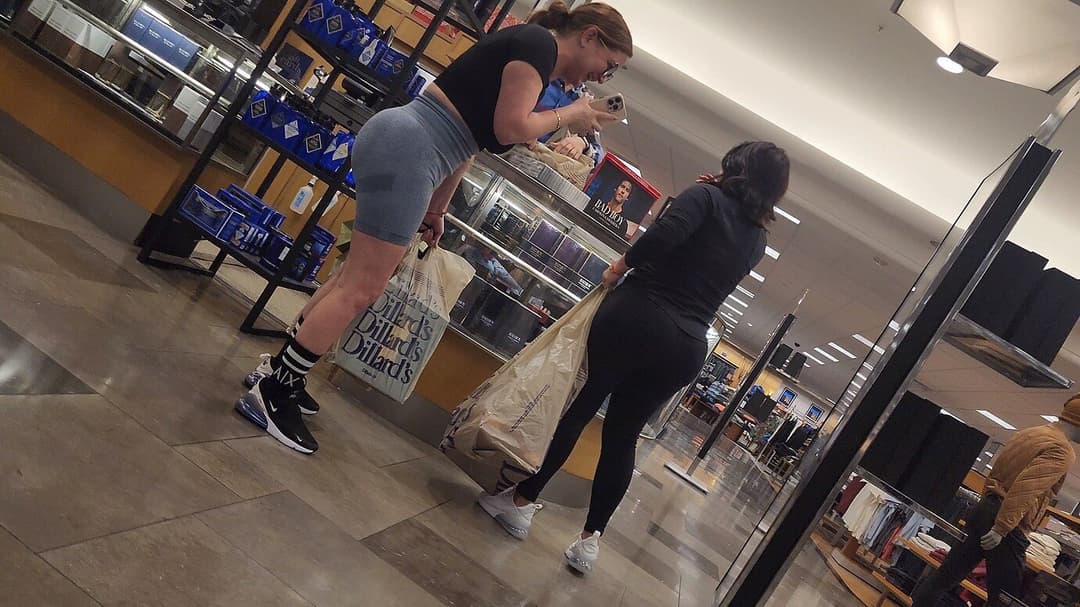 Big Puerto Rican Booty In Workout Shorts