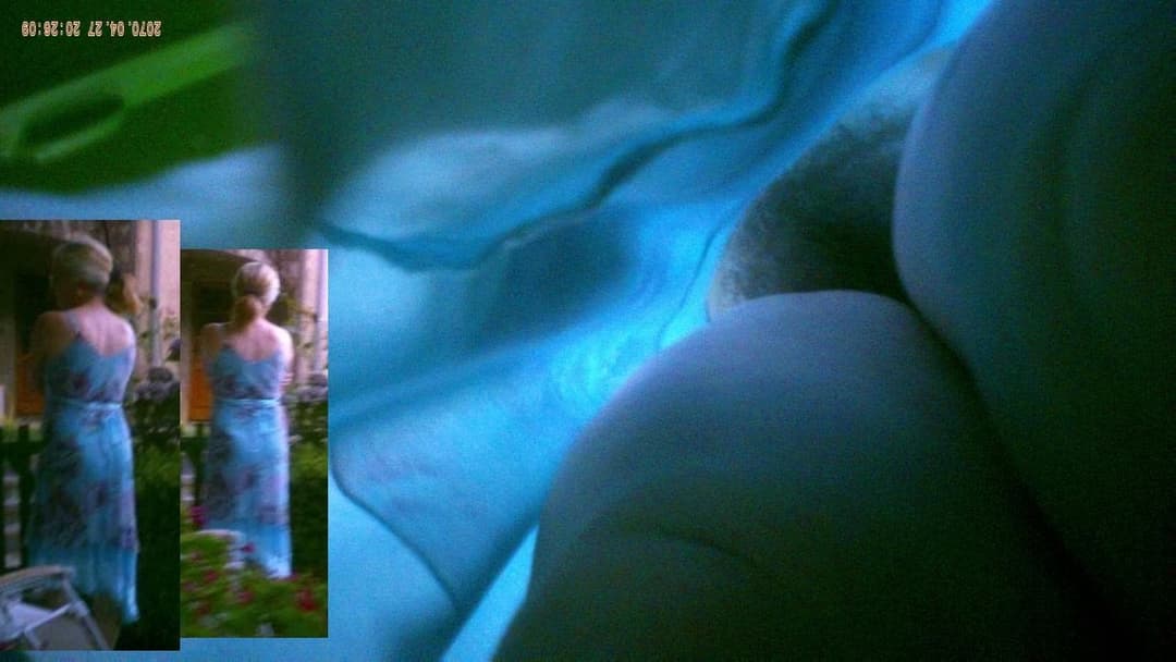 Mature nurse Helen upskirted panty and pantyless