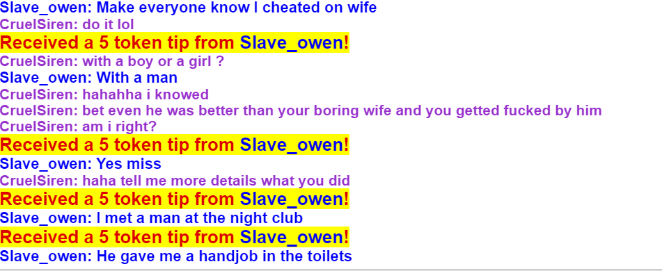 Slave Owen MFC Boston Sissy Slut