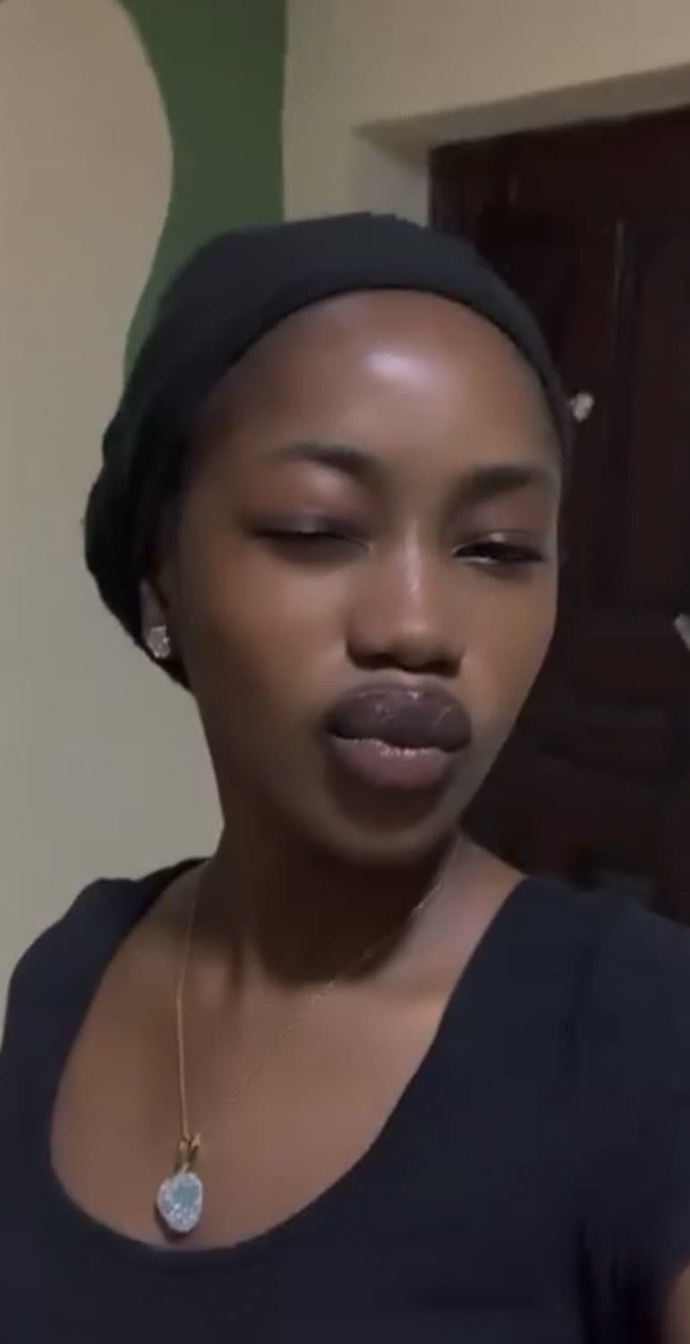 sexy black girl with dick sucking lips