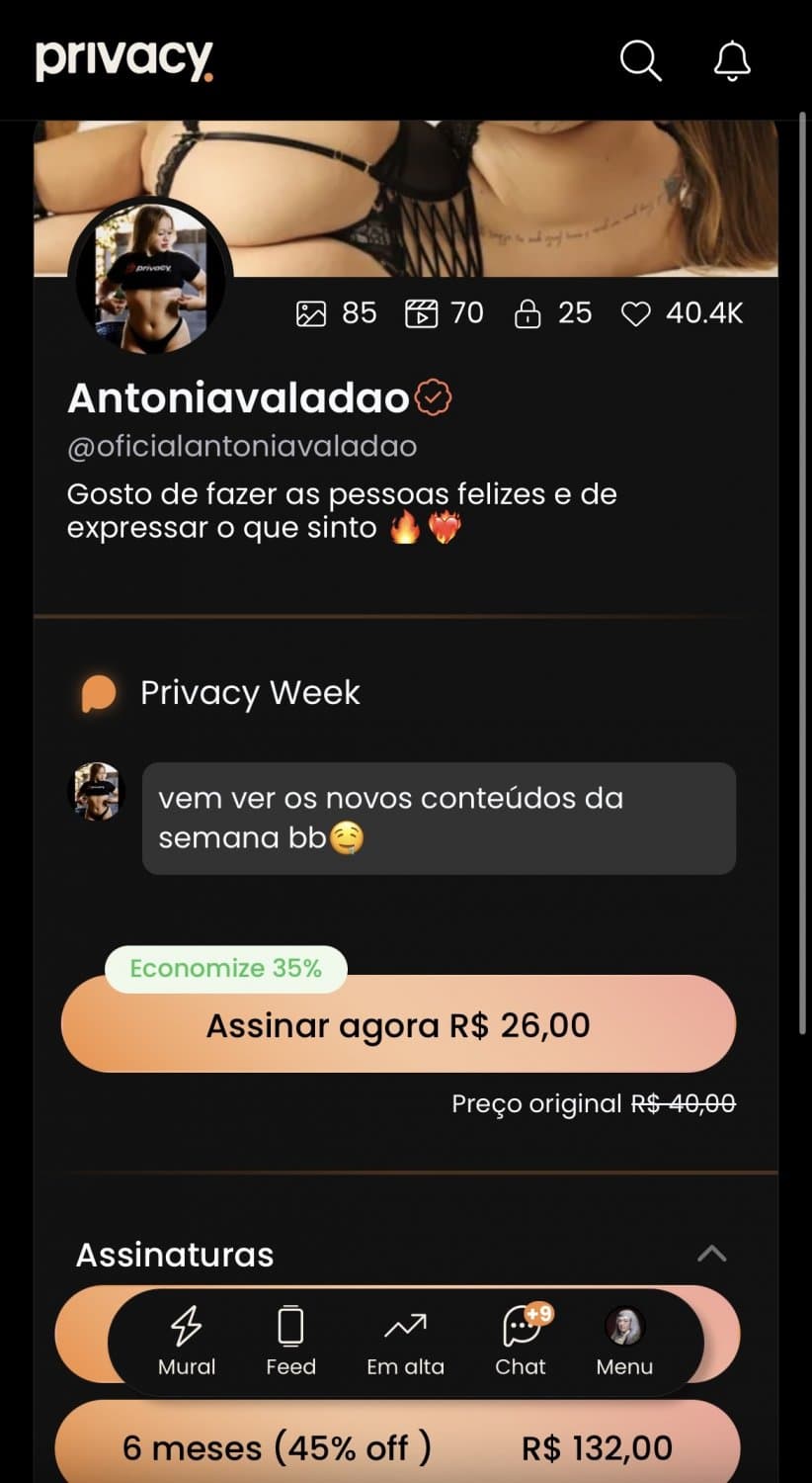 Antônia Valadão (PRIVACY EM PROMO)