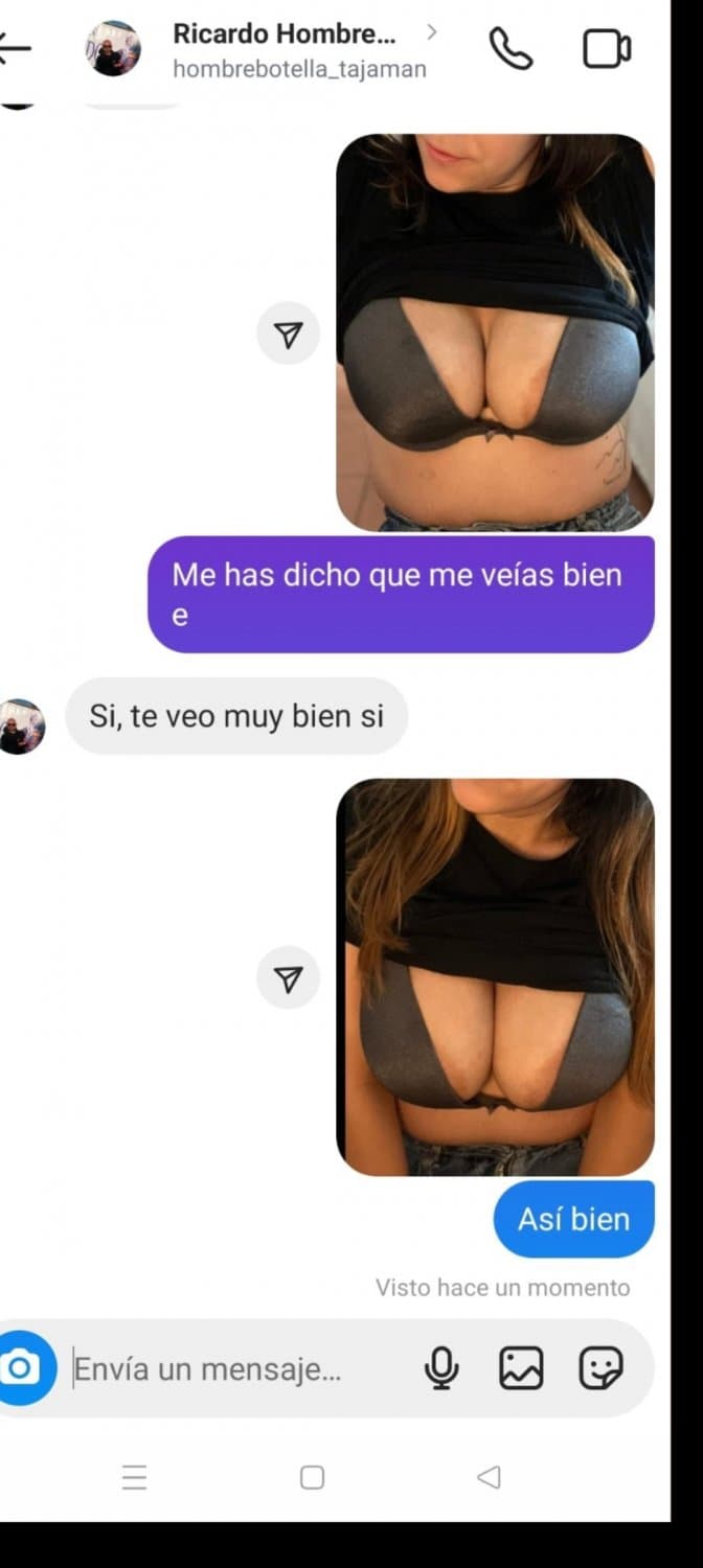 Cuando un amigo recibe un mensaje de la mujer de su amigo ... Putona tetona de Barcelona María Jesús