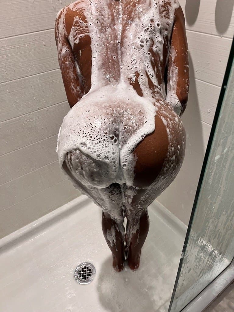 Thot assistant living nurse taking a shower in my hotel room.