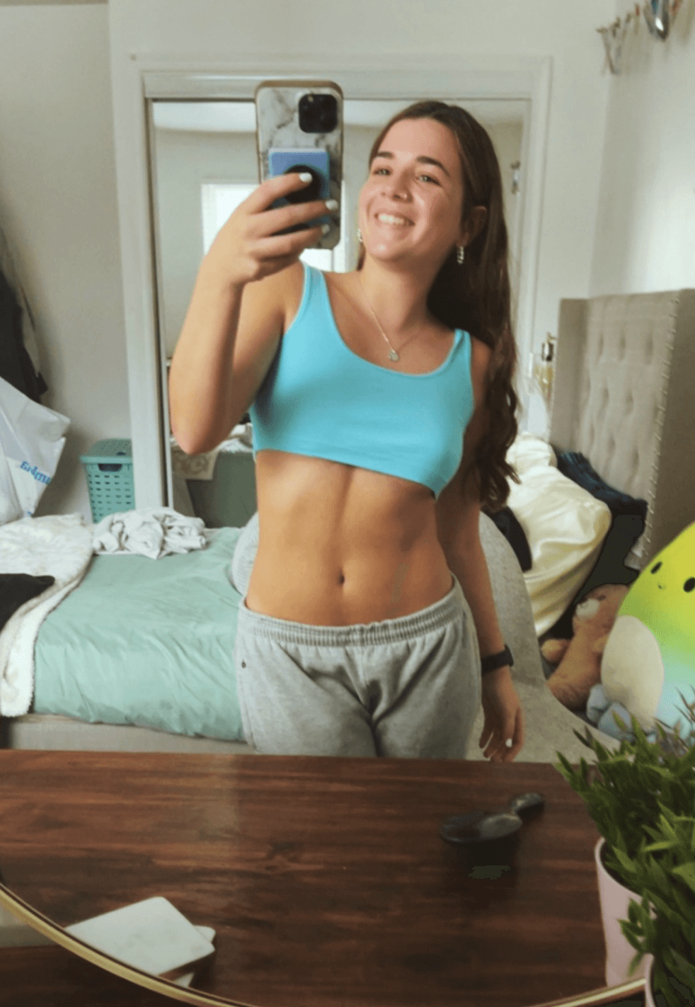 sexy 22yo sorority slut before and after gym - teen, sexy, hot, petite, busty, college,18 19 20