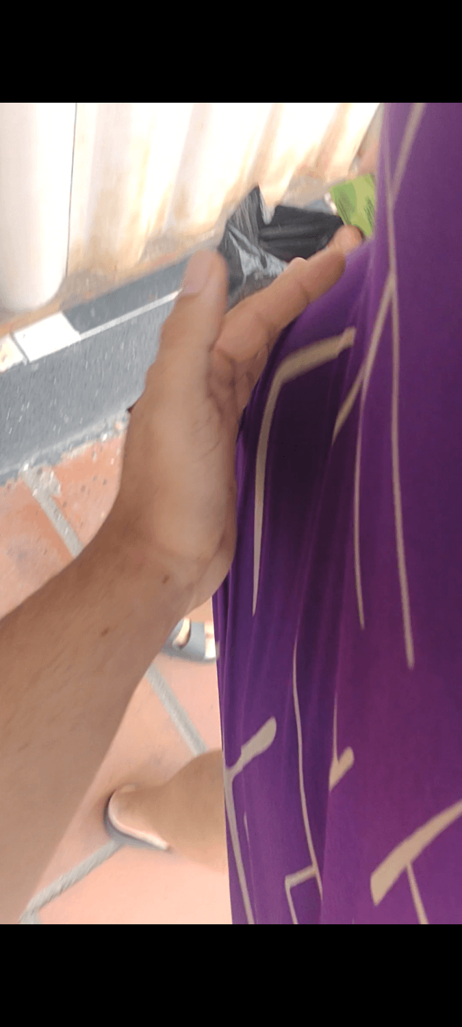 Encoxada, tapa no bundão