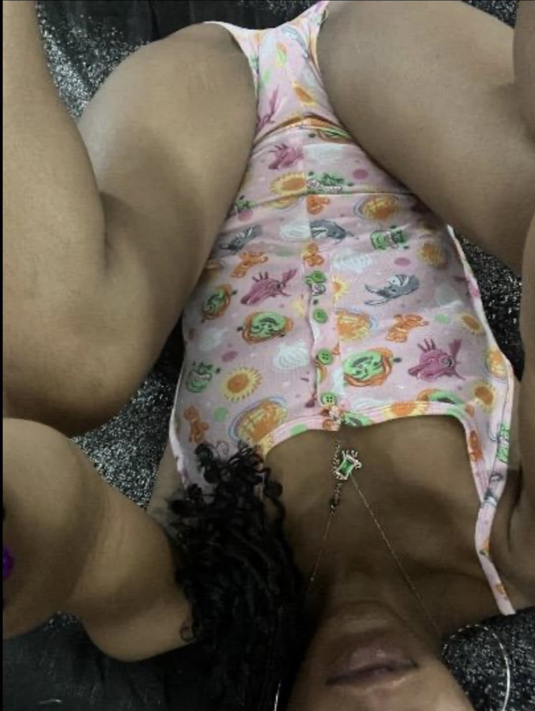 Cute slim thick  ebony eater