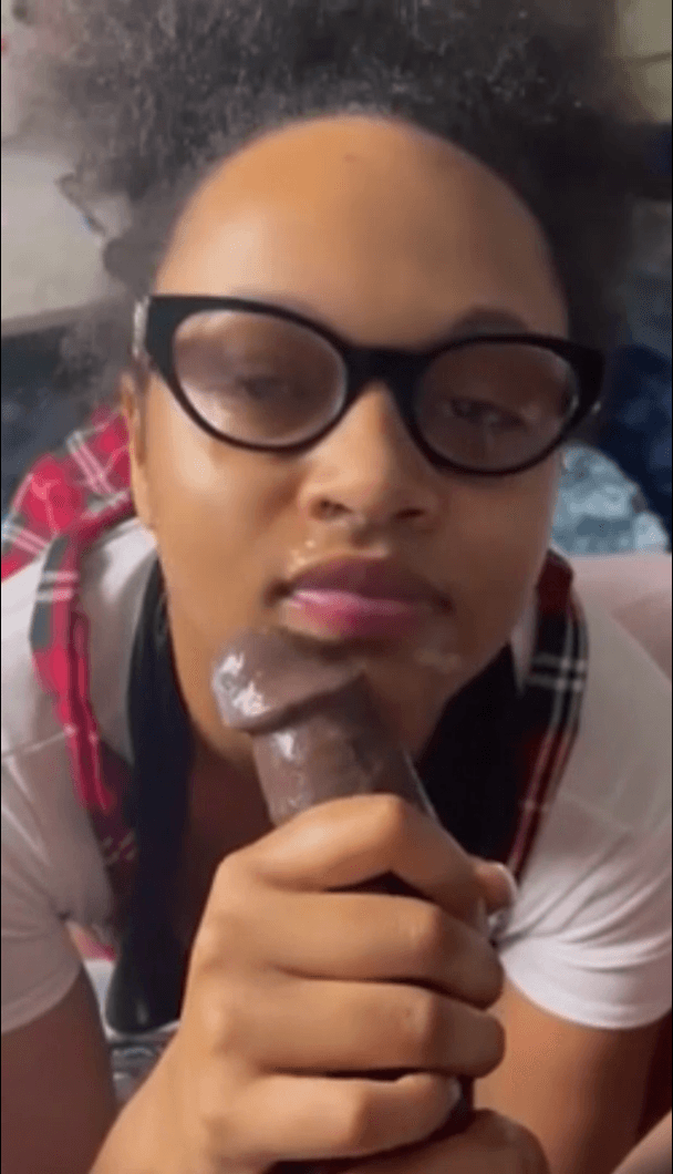 Busty Ebony Hooker Sucks BBC