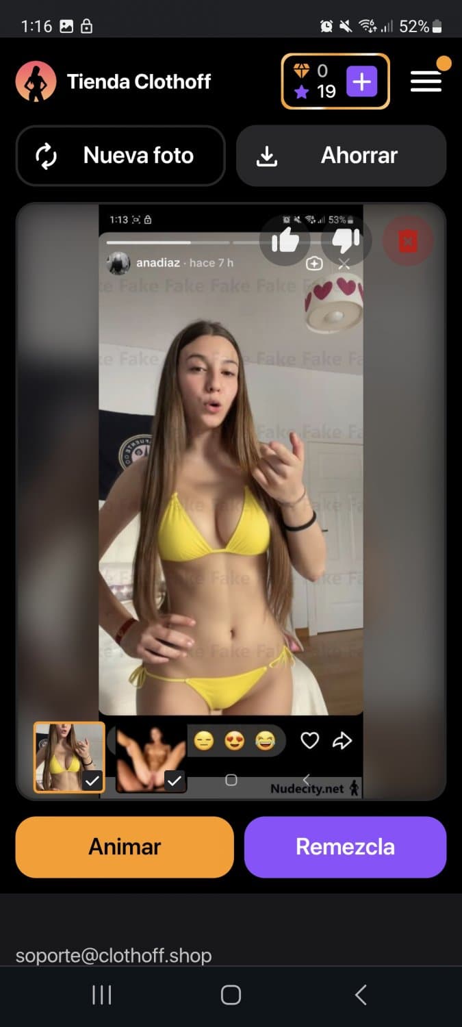 Chica con culo y tetas en traje de baño y otra chica bailando