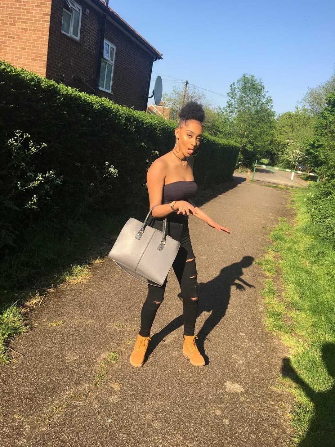 British Ebony Teen Stephanie aka Ebony Beauty Seymone (Rare Collection - Photo Gallery)