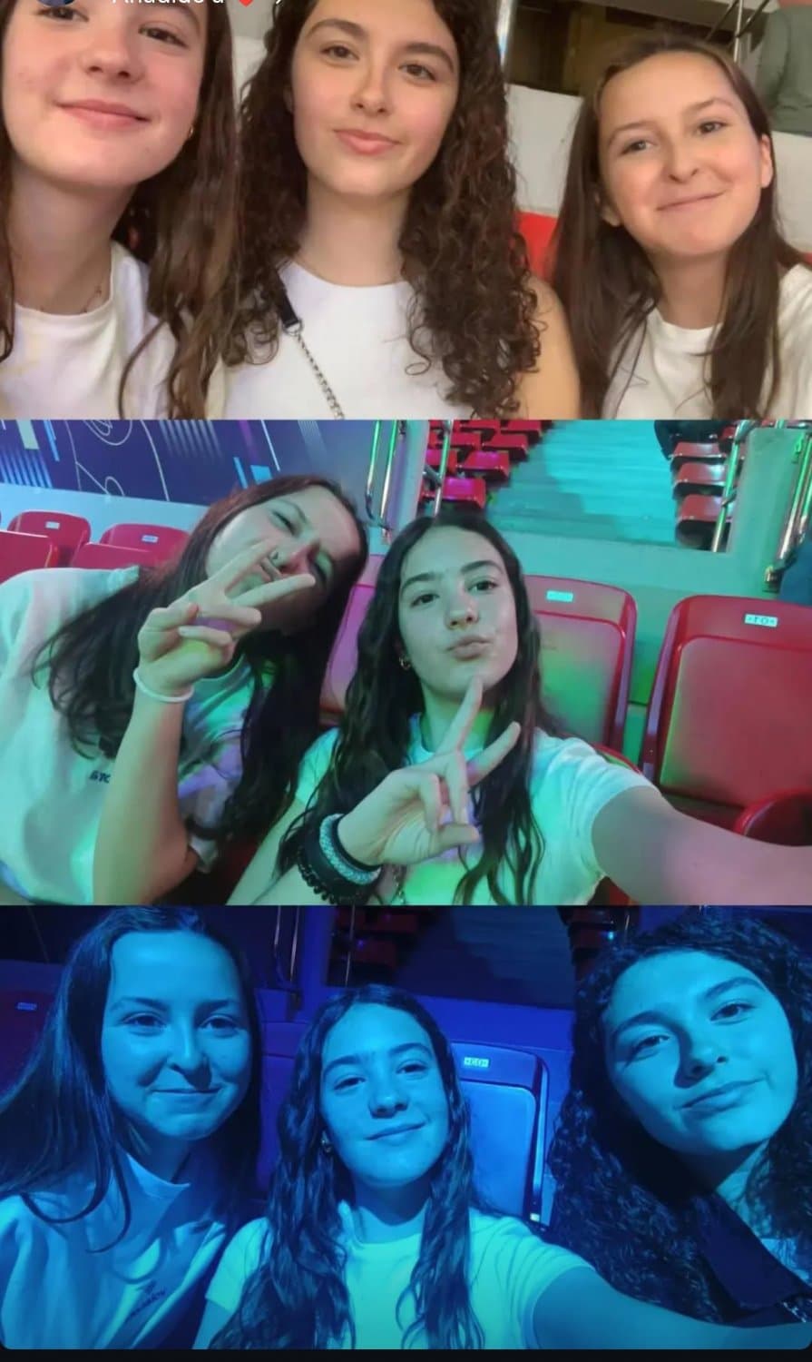 Click to view full size Reunión de putas principalmente de tres recien cumplidos 18 alba Sofía y Andrea