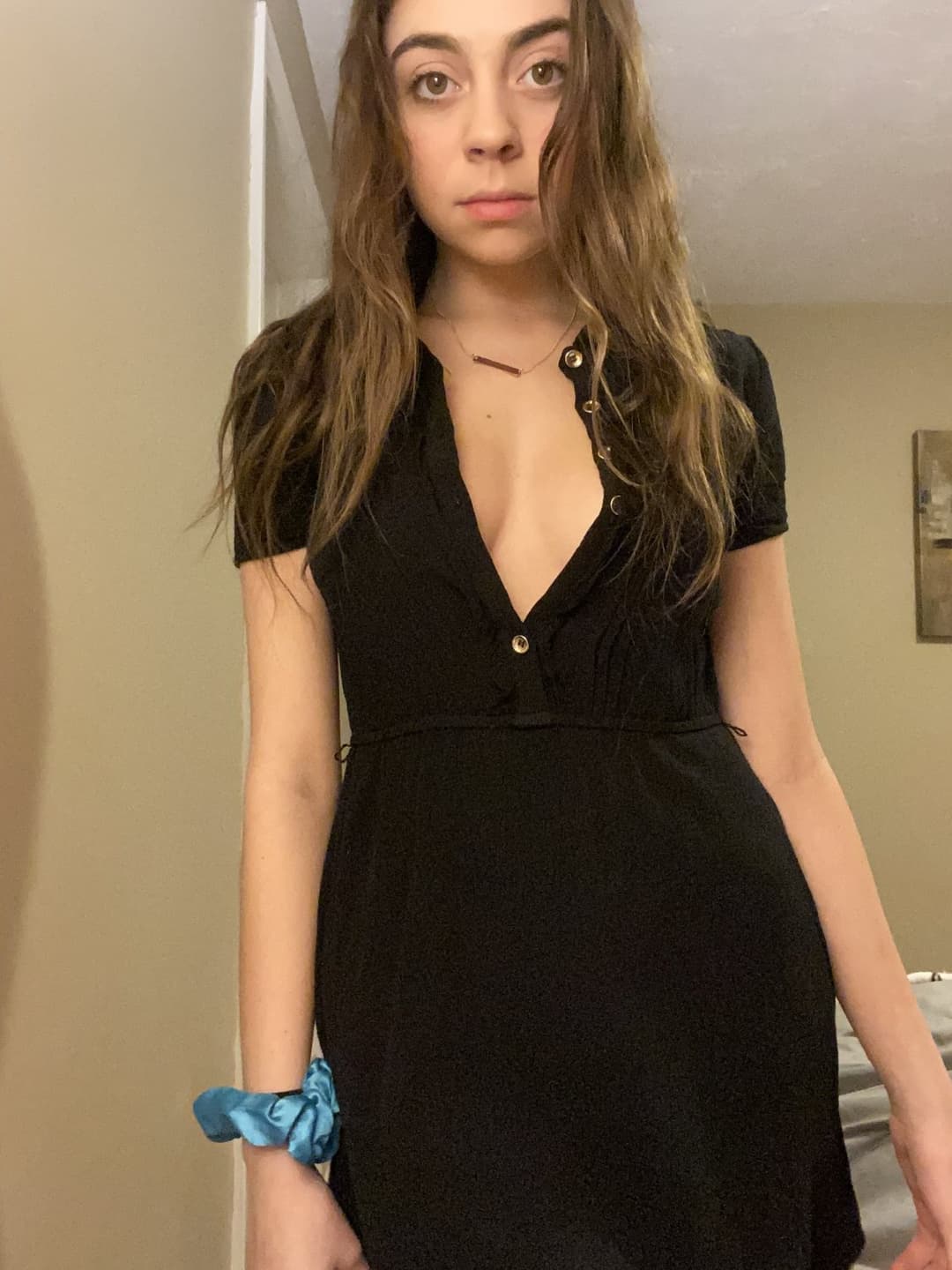 Teen Beauty shows it all! Bare Tits and Pink Pussy!