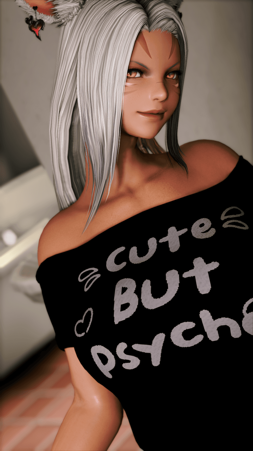 Click to view full size Final Fantasy XIV Online Miqote Catgirl August Dump, 4k