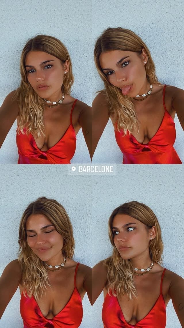 Chloé, grosse chienne française exposée