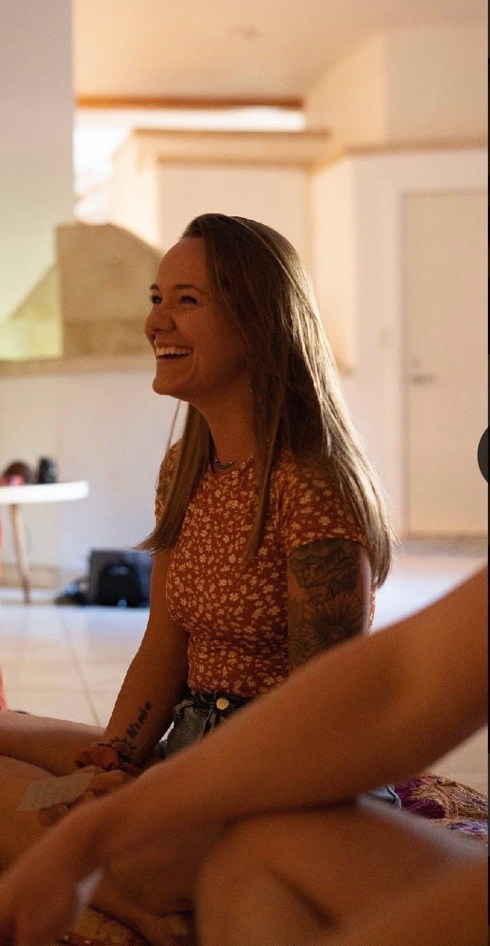 Cutie Kaylee flashes her little pierced titties in the club