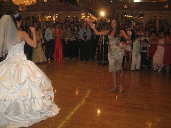 Swinger couple invite friends to a private fuck party after the ceremony.