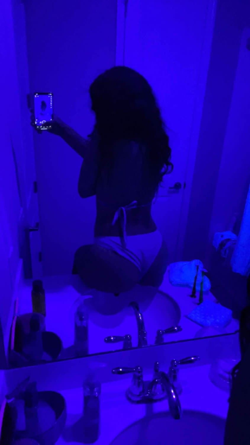 testing new bathing suit