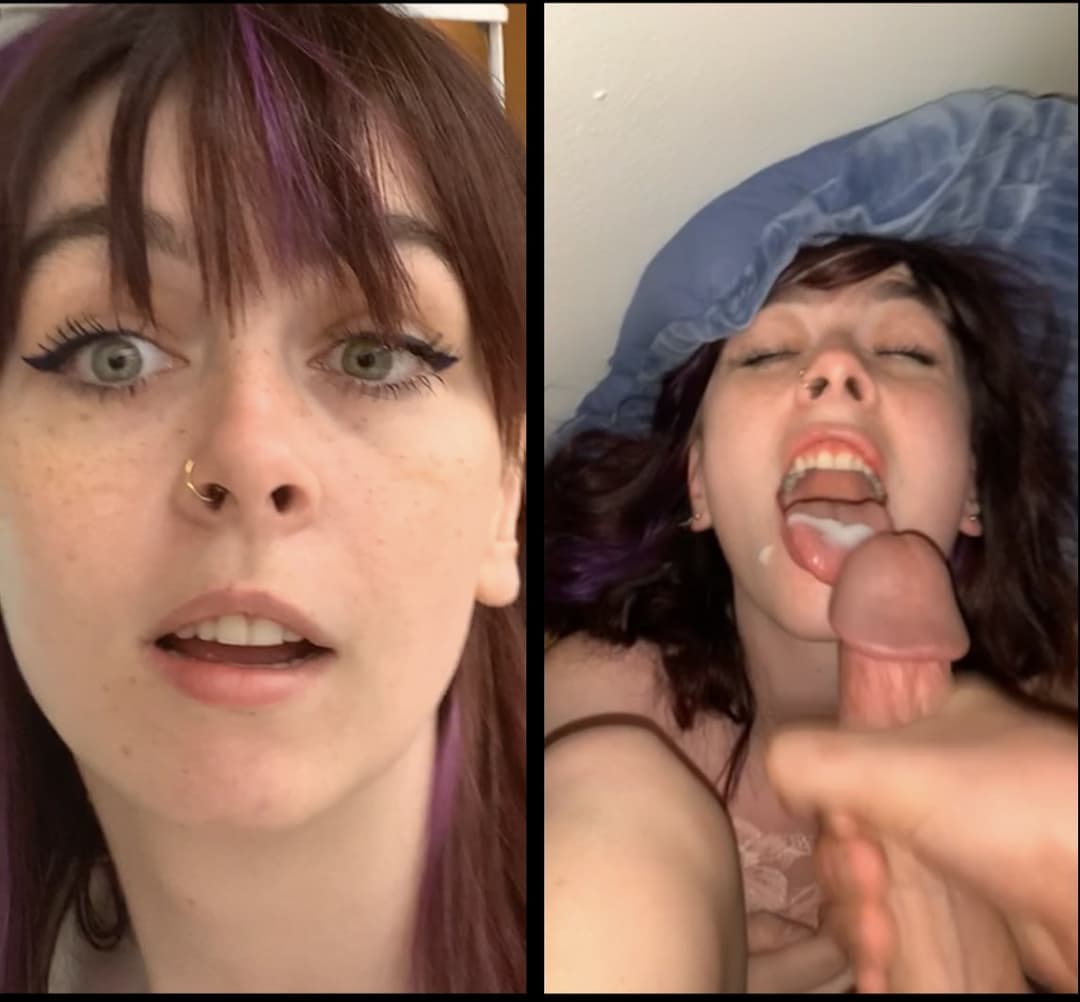 Cute slut Lina loves eating ass and swallowing cum ?