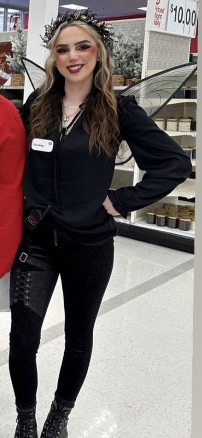 Target manger Courtney