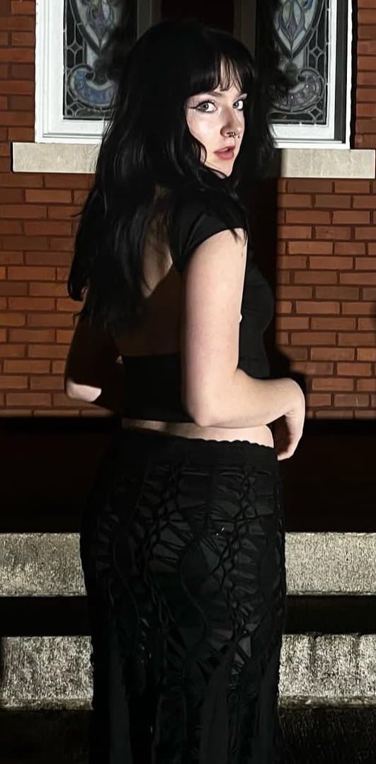 My crush’s lil sister bad asf lil goth bitch
