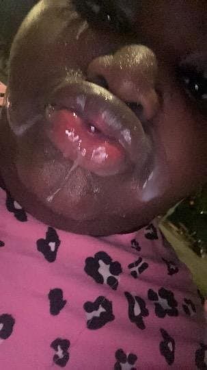 Ebony Big Butted Woman