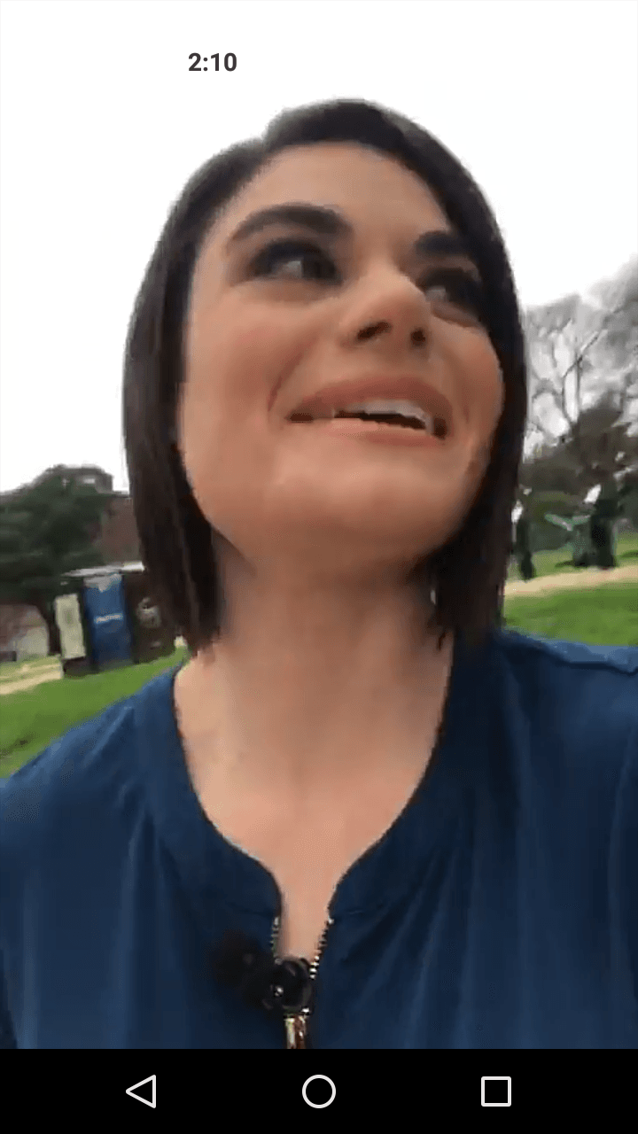 News anchor Camilla Rambaldi