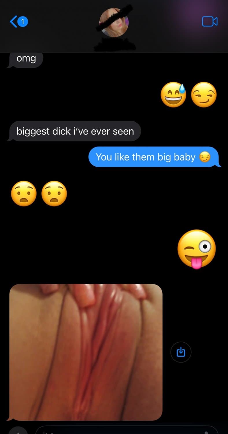 Big dick reaction