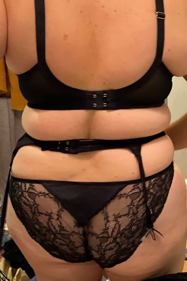 uk mature wife. stocking wearing chubby wife