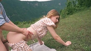 Diana Rider Stepsister pay for Gas or Take Off Your Panties! I Fucked Stepsister in the Woods