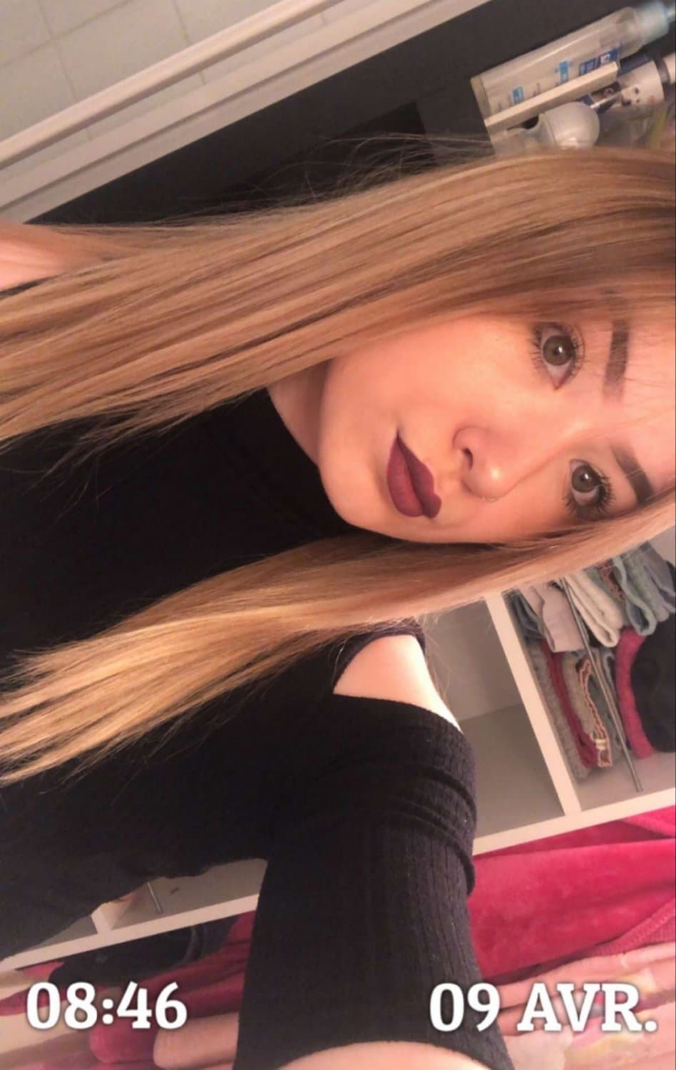 His french gf Megane has such a fuckable cumface