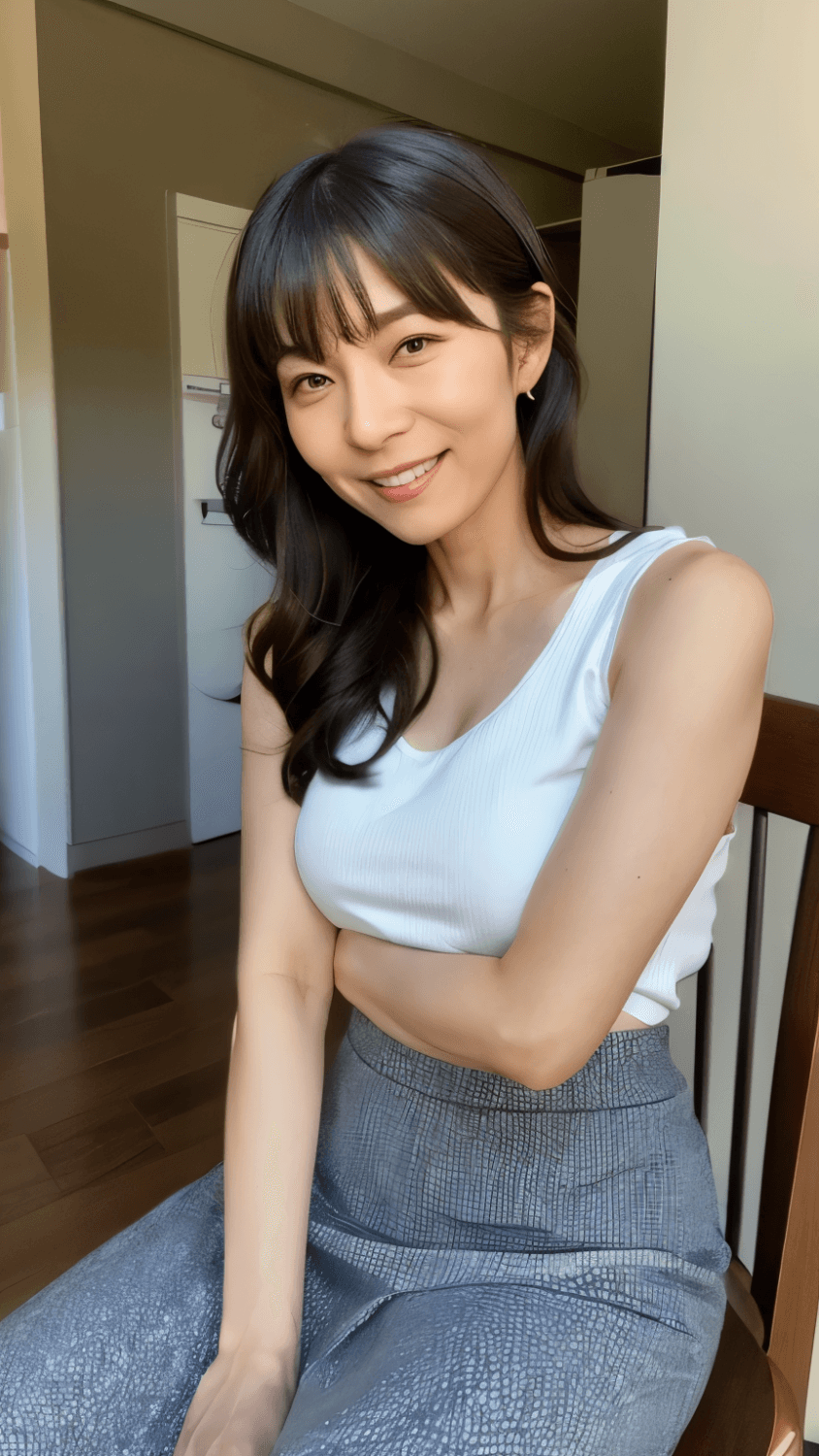 [Japanese beauty] Megumi 52 years old (AI eroticism)