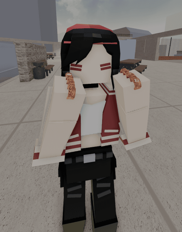 Someone create a video of this image? Bad Business Punk Business girl roll up sleeves and boobs