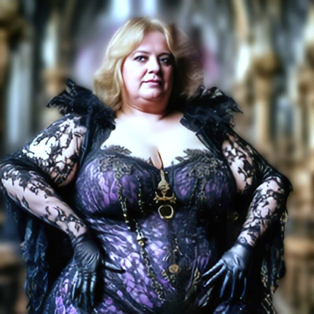 Chubby Grandma Halloween costumes then naked