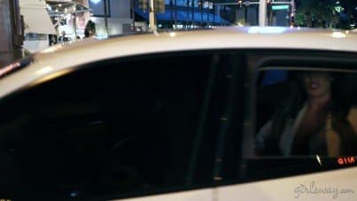 
rich mommy and young lady from Las Vegas street