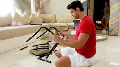 
an unusual furniture instruction