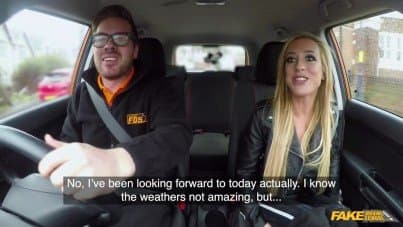 
driving teacher will give her a sense of freedom