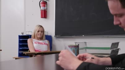 
cheerleader seducing her professor after classes