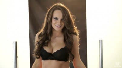 
beautiful babe in black stockings