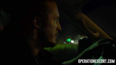 
police man punishes a prostitute