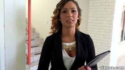 
hot lady in business suit with hairy pussy