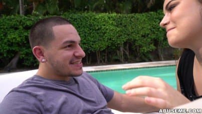 
cute teen tied to tree and fucked