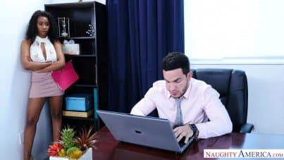 
my hot black boss is in the mood for sex