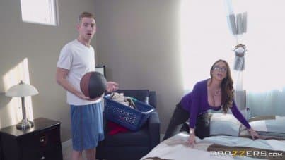 
stepmom's hot sister wants to take a shower with me