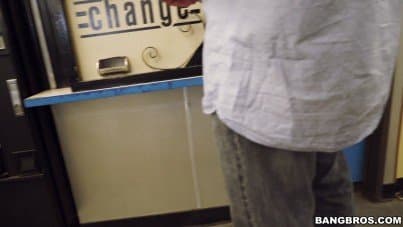 
ass parade in laundry room